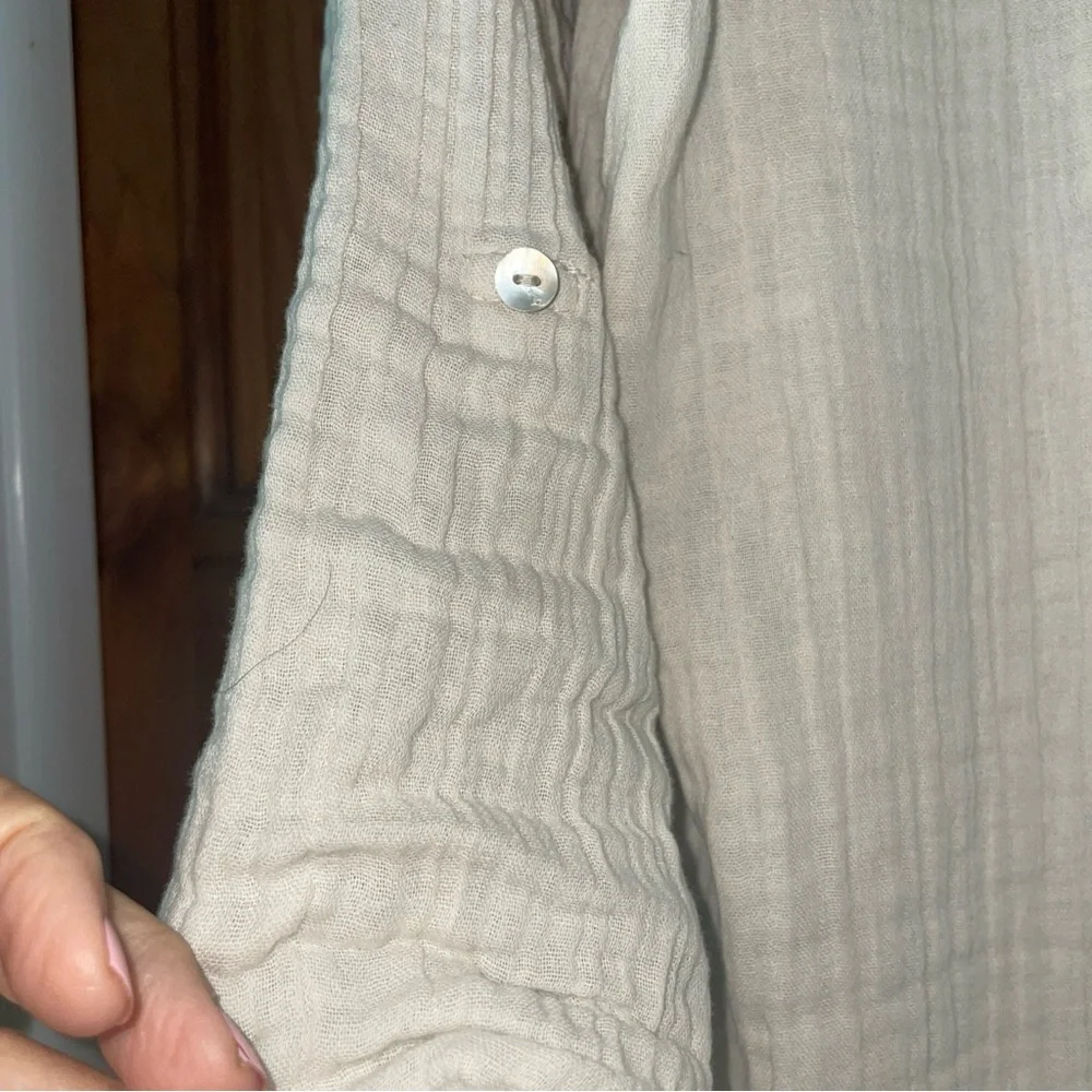 NATURAL LIFE Cream Dress with Pink Trim - Picture 4 of 9